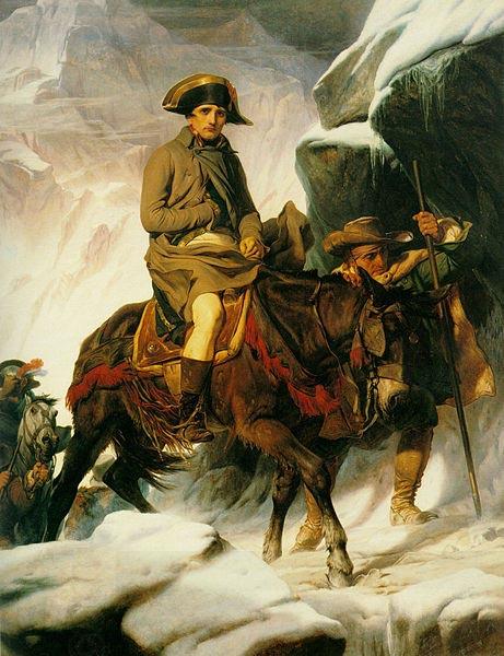 Paul Delaroche Bonaparte franchissant les Alpes China oil painting art